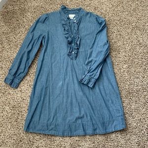 Jcrew Chambray Shirtdress